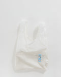 Upcycled Baggu - White Sail