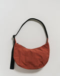 Medium Nylon Crescent Bag - Sienna