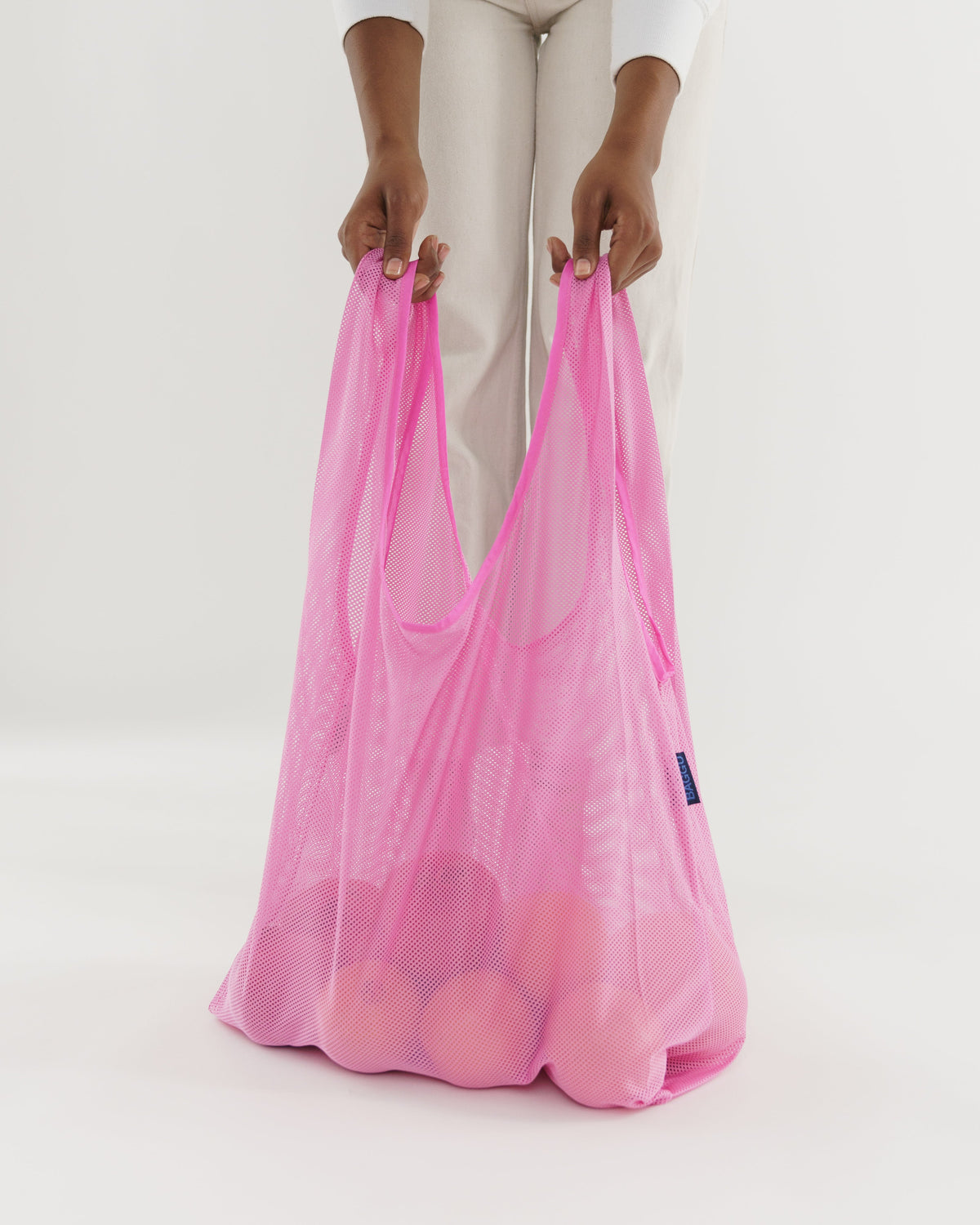 Mesh Baggu - Bright Pink &nbsp;