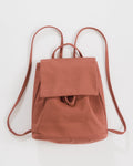 Canvas Mini Backpack - Terracotta