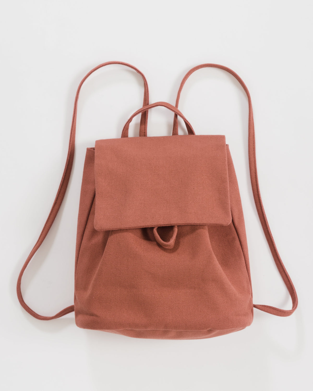 Canvas Mini Backpack - Terracotta