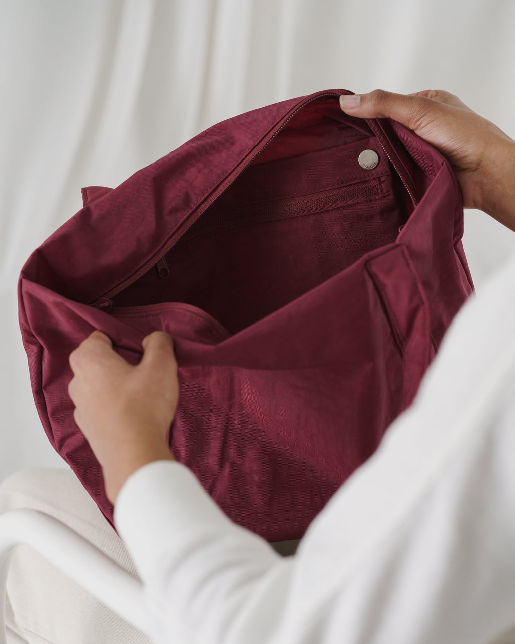 Mini Cloud Bag - Cranberry