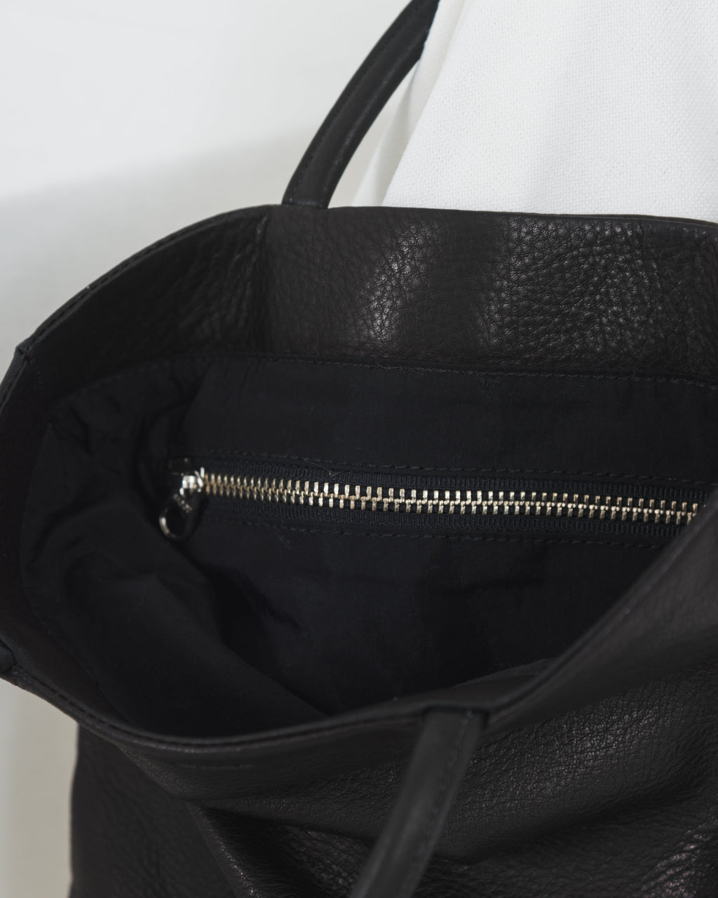 Mini Flat Tote - Black