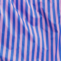 Puffy Glasses Sleeve - Pink and Blue Stripe