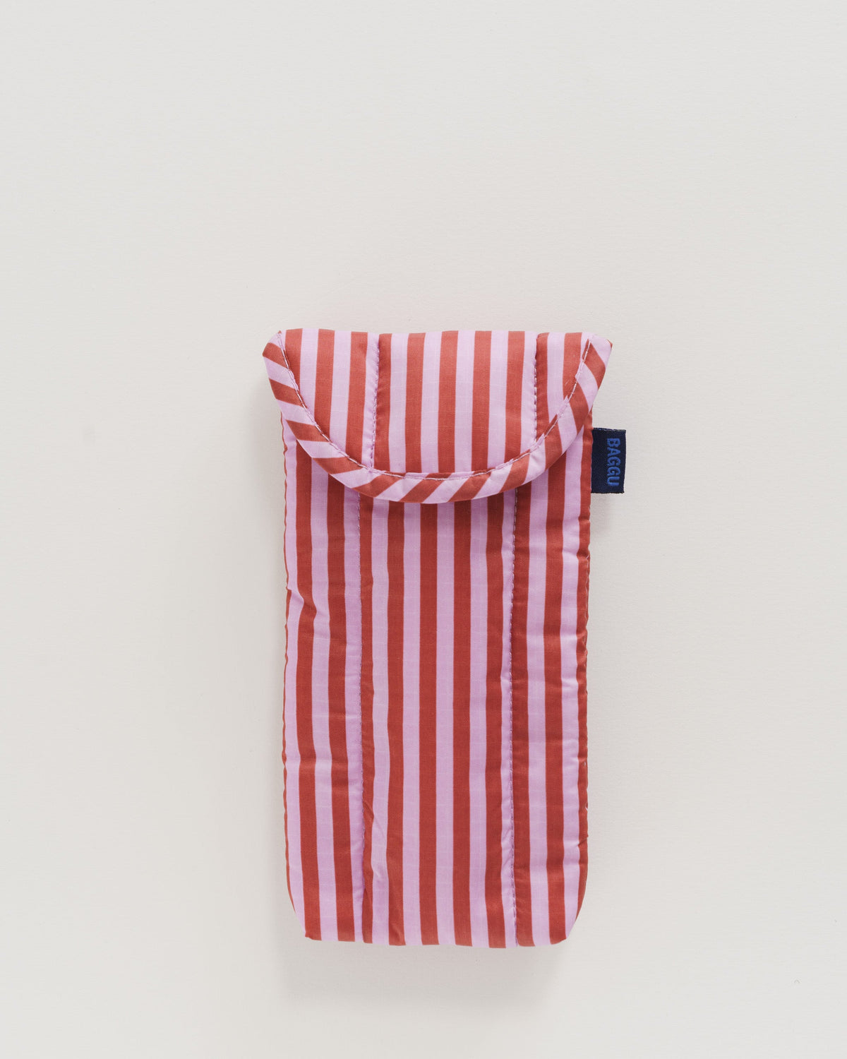 Puffy Glasses Sleeve - Cerise Stripe