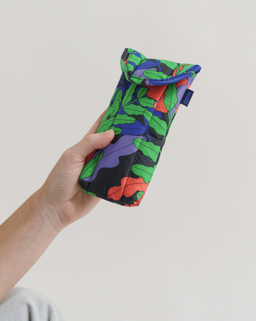 Puffy Glasses Sleeve - Midnight Fern