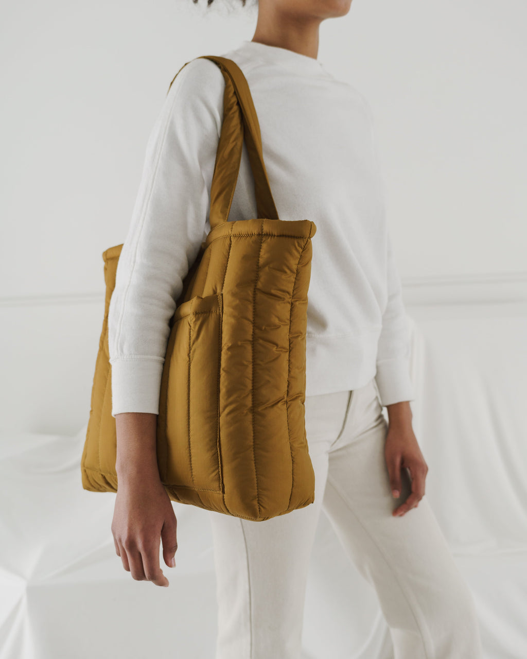 Puffy Tote - Bronze