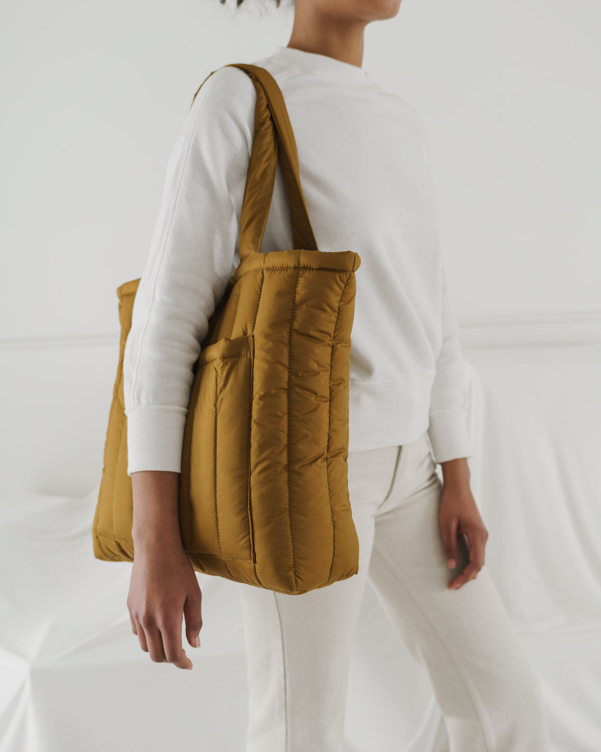 Puffy Tote - Bronze