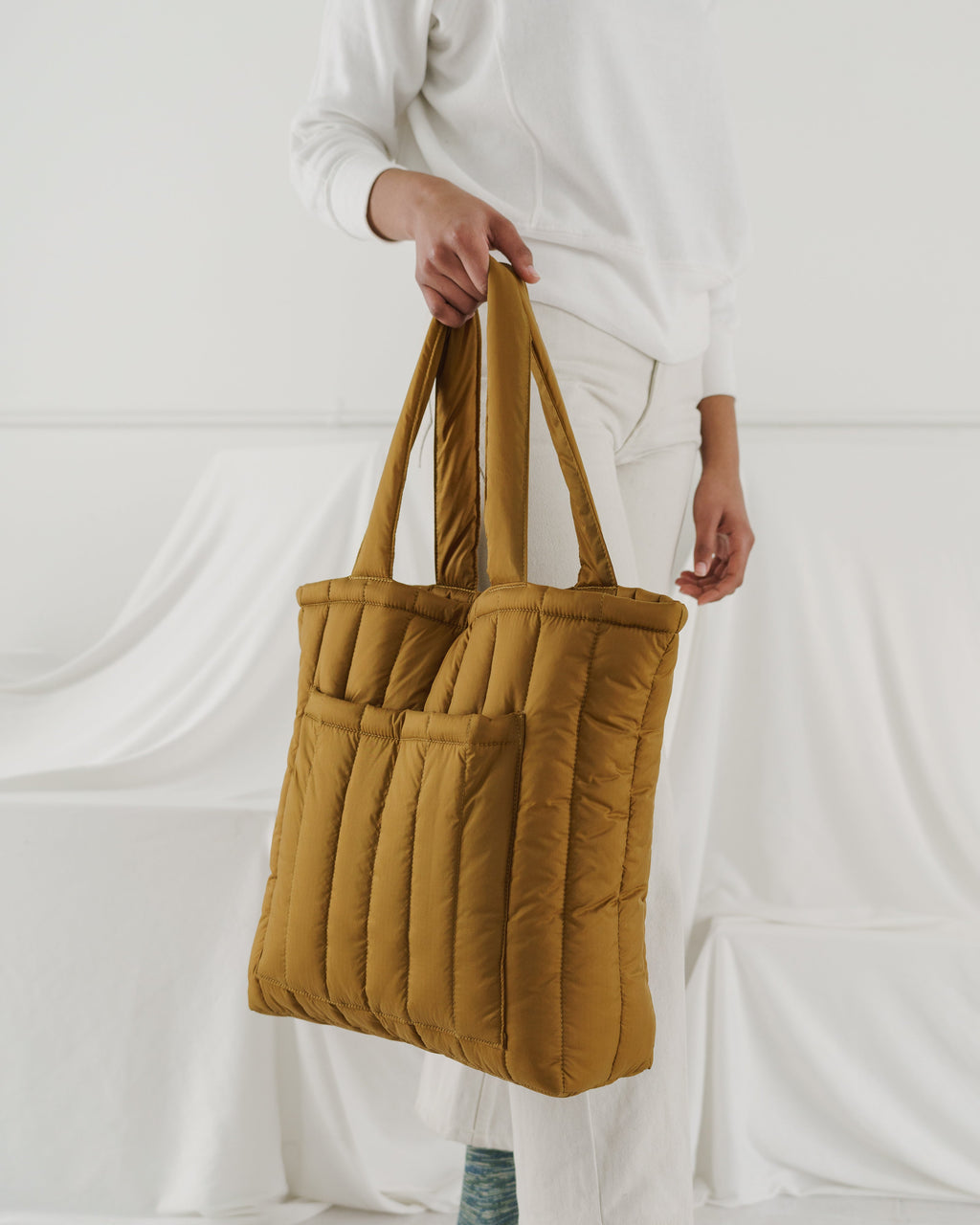 Puffy Tote - Bronze