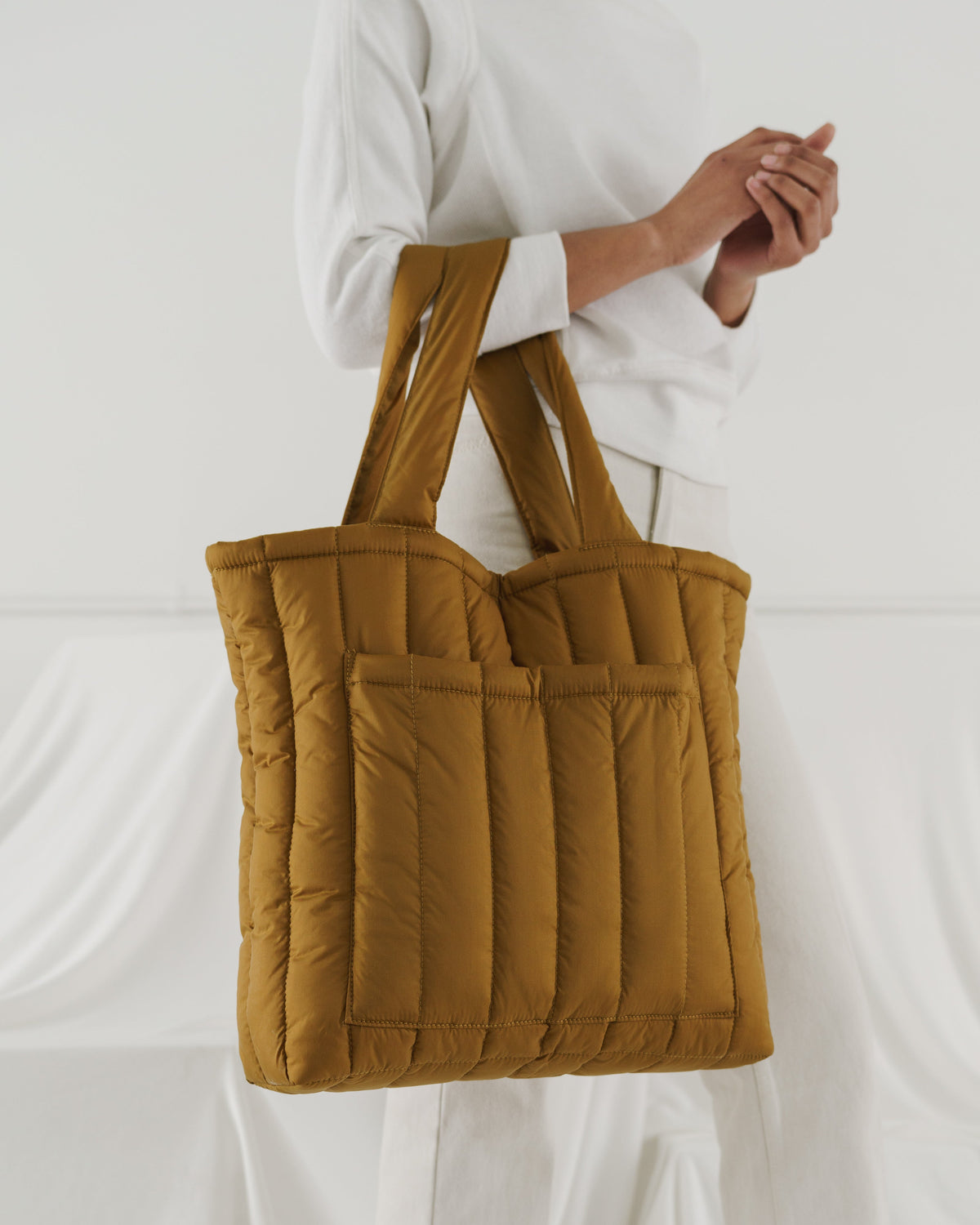 Puffy Tote - Bronze