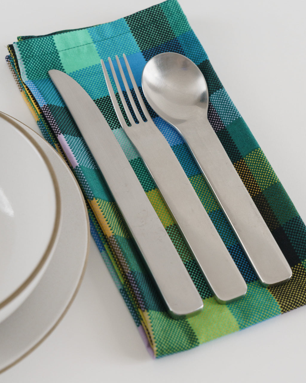 Reusable Cloth Set - Madras Mix