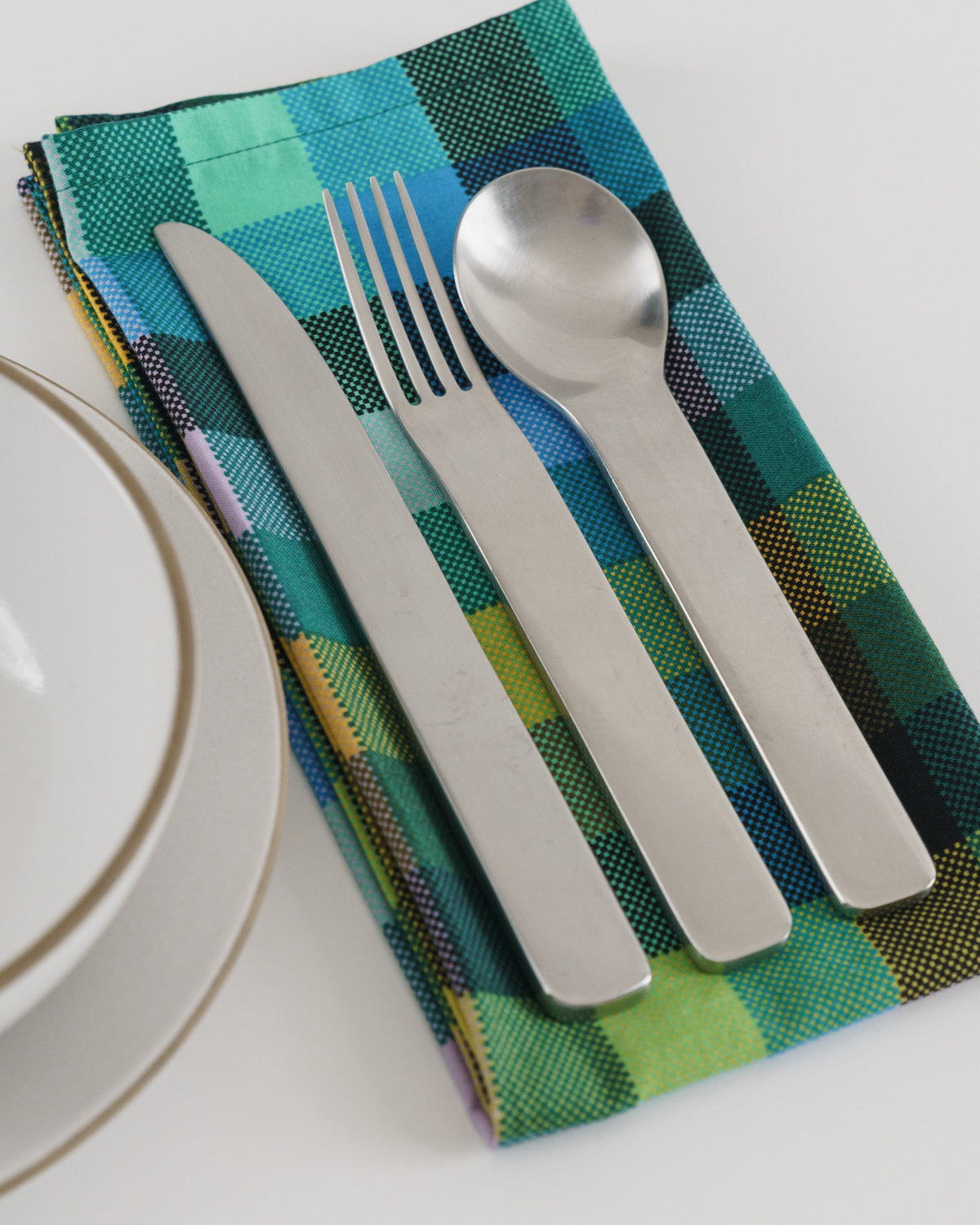 Reusable Cloth Set - Madras Mix
