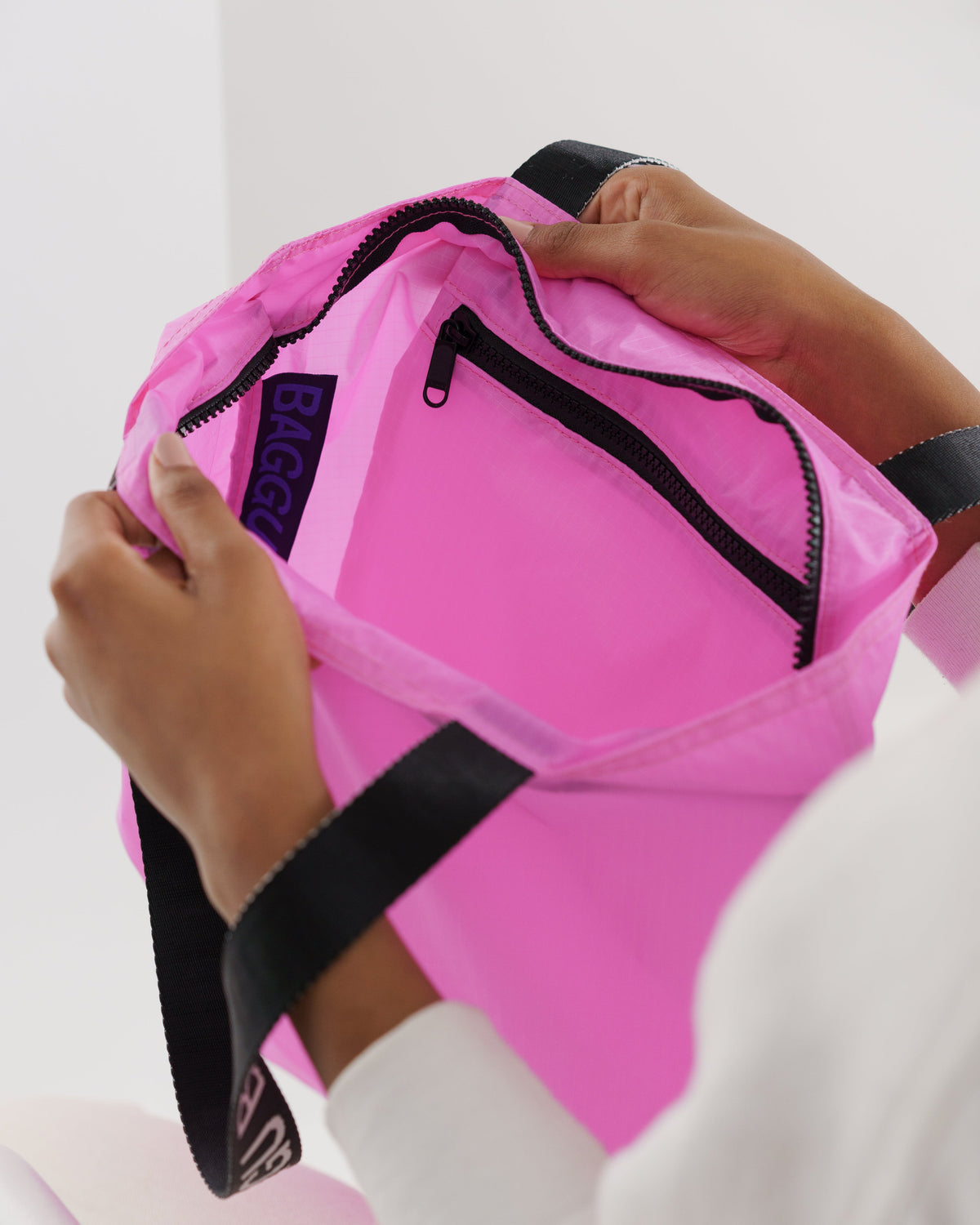Ripstop Tote - Bright Pink