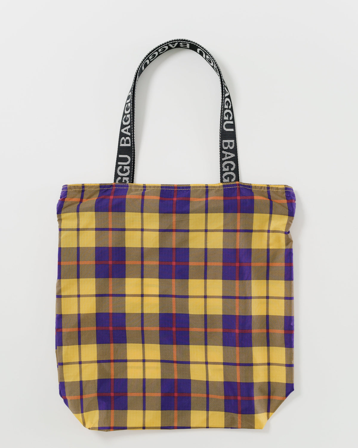 Ripstop Tote - Yellow Tartan
