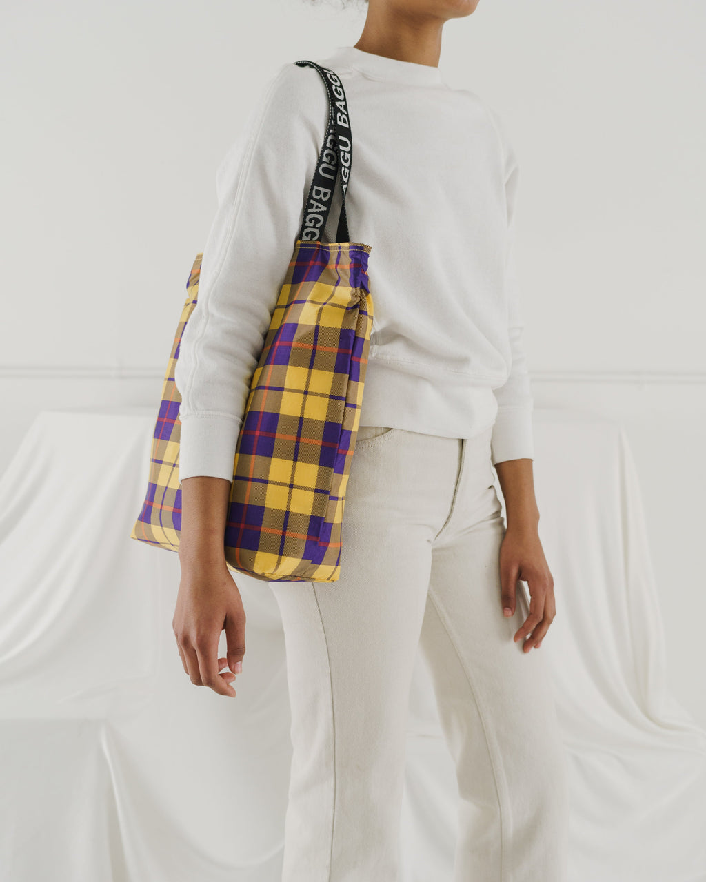 Ripstop Tote - Yellow Tartan