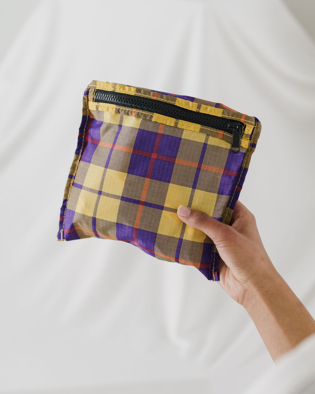 Ripstop Tote - Yellow Tartan