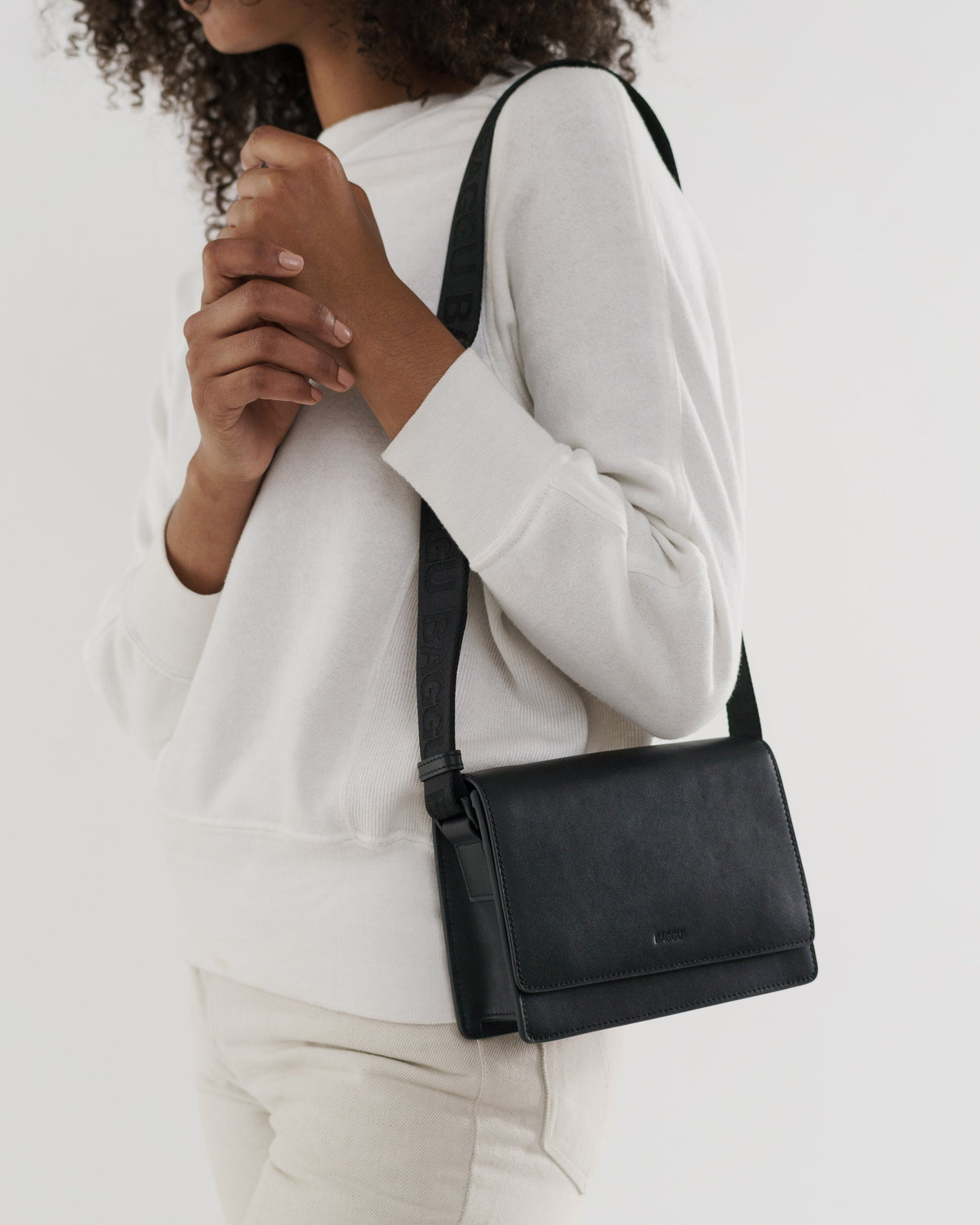 Small Block Purse - Black