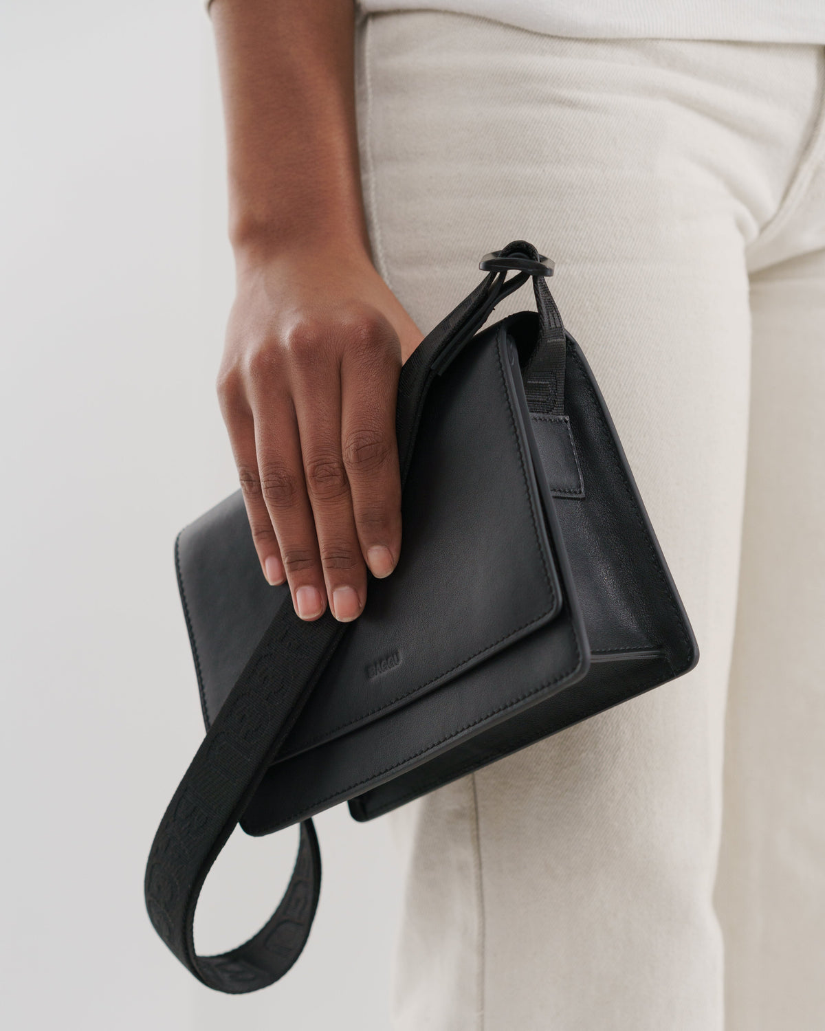 Small Block Purse - Black
