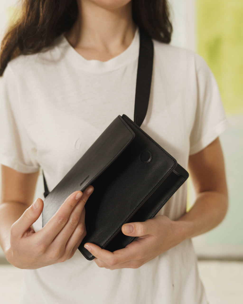 Small Block Purse - Black