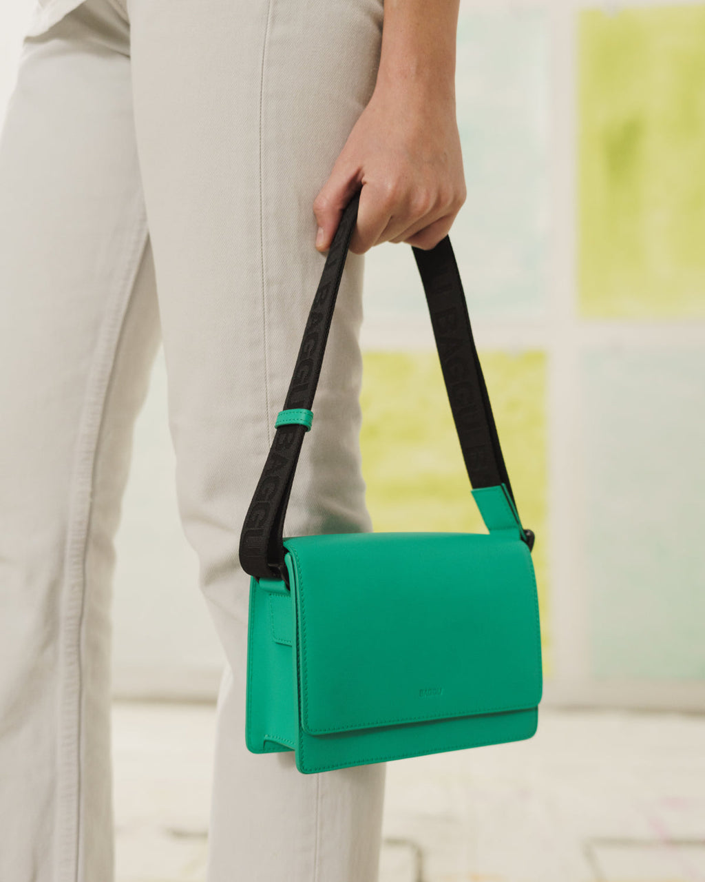 Small Block Purse - Jade