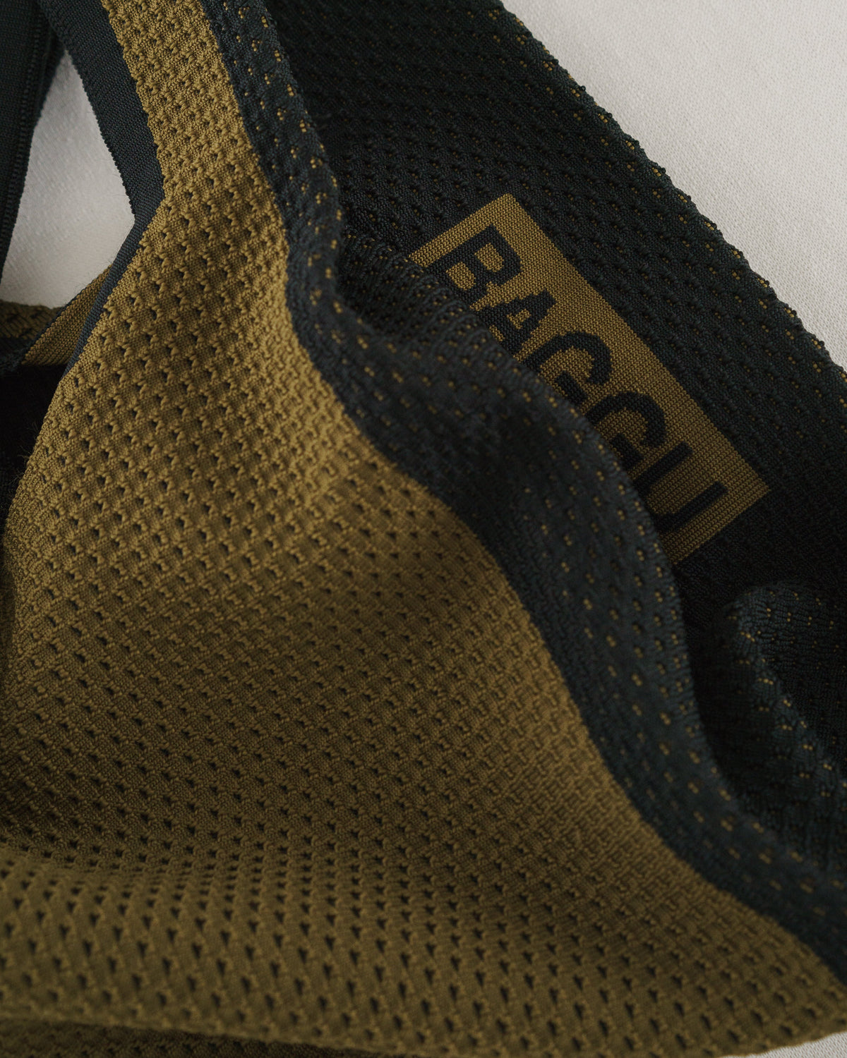 Mini Engineered Knit Baggu - Kelp
