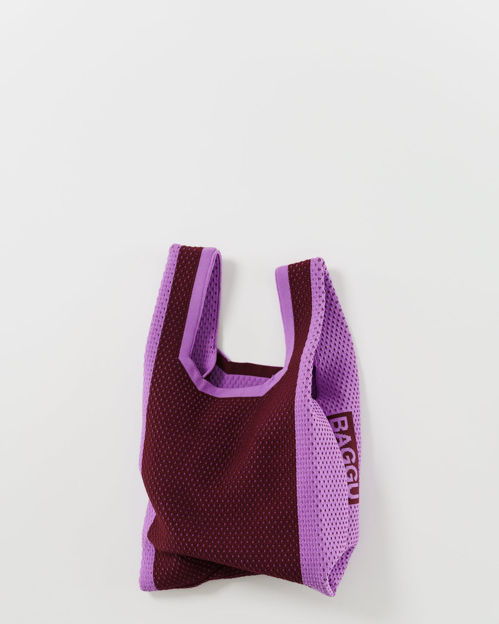 Mini Engineered Knit Baggu - Berry