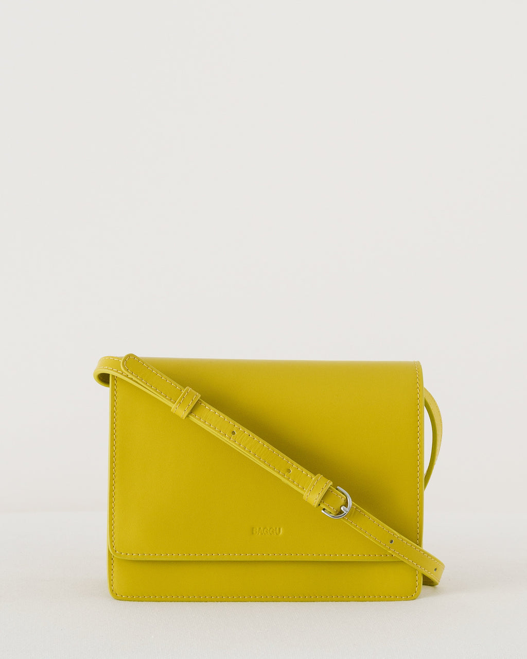 Small Structured Crossbody - Citron