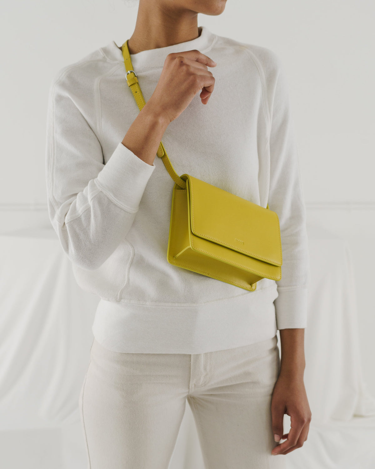 Small Structured Crossbody - Citron
