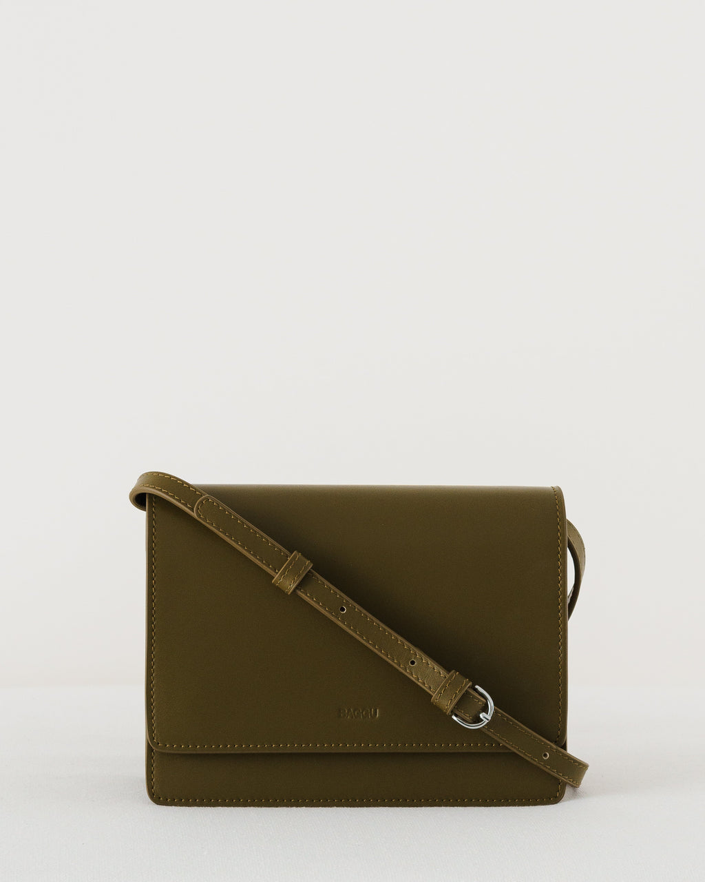 Small Structured Crossbody - Kelp