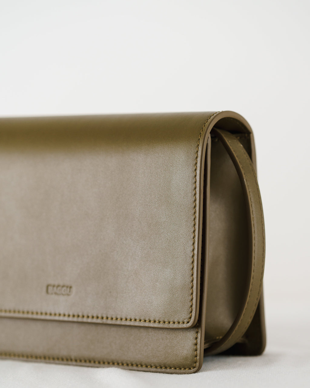 Small Structured Crossbody - Kelp