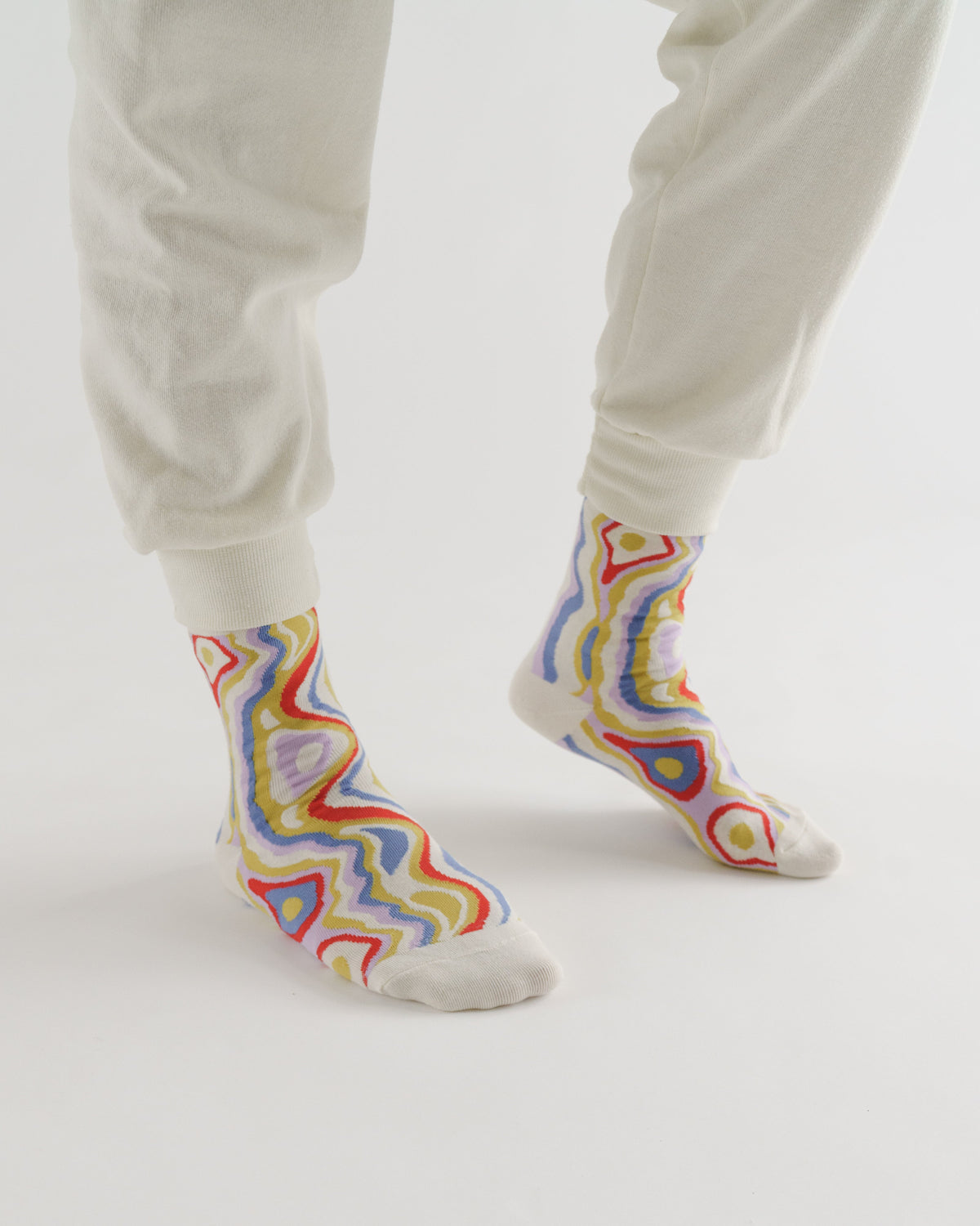 Crew Sock - Woodgrain