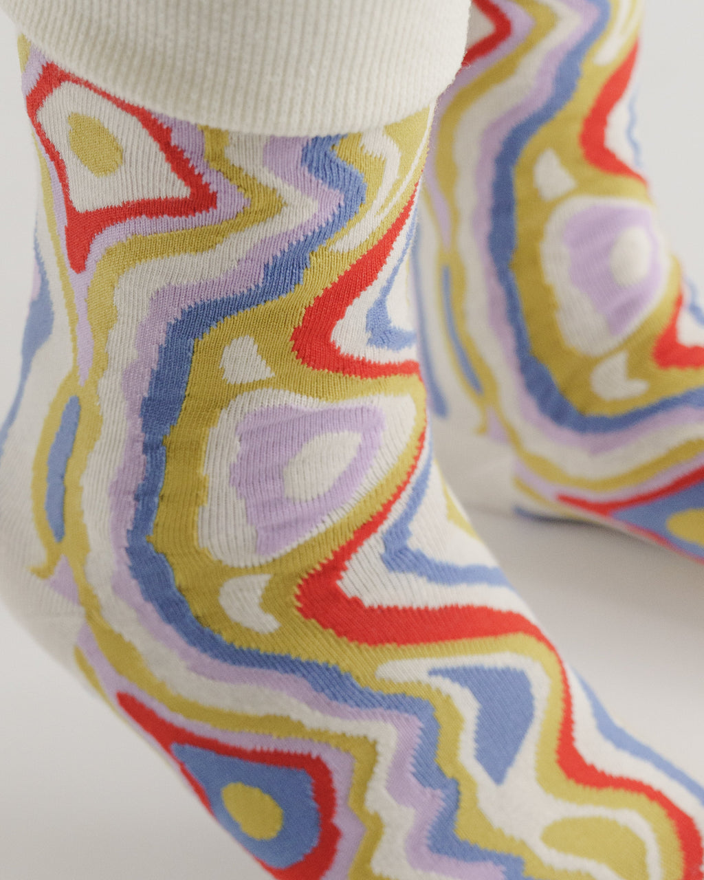 Crew Sock - Woodgrain