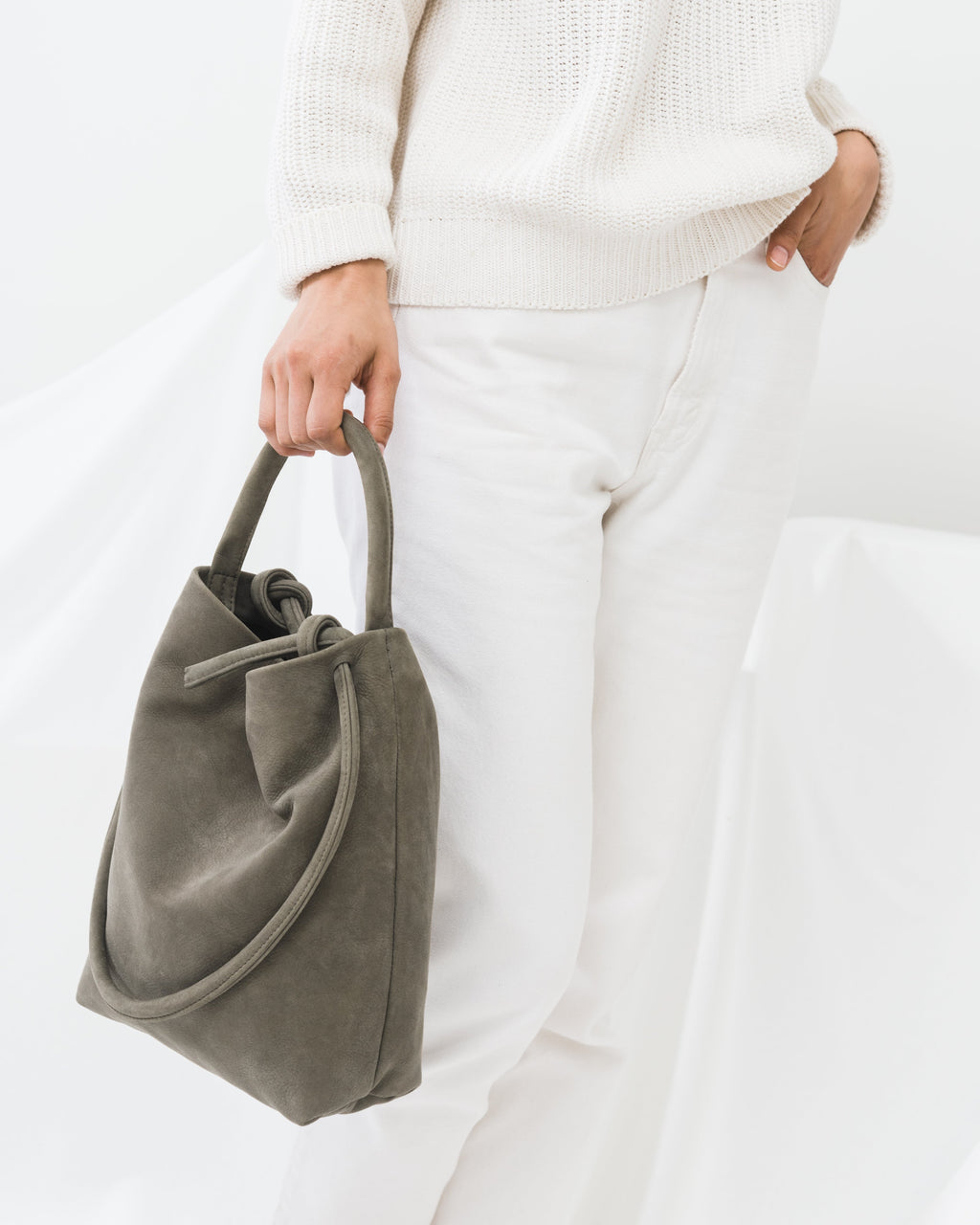 Soft Purse - Taupe Nubuck