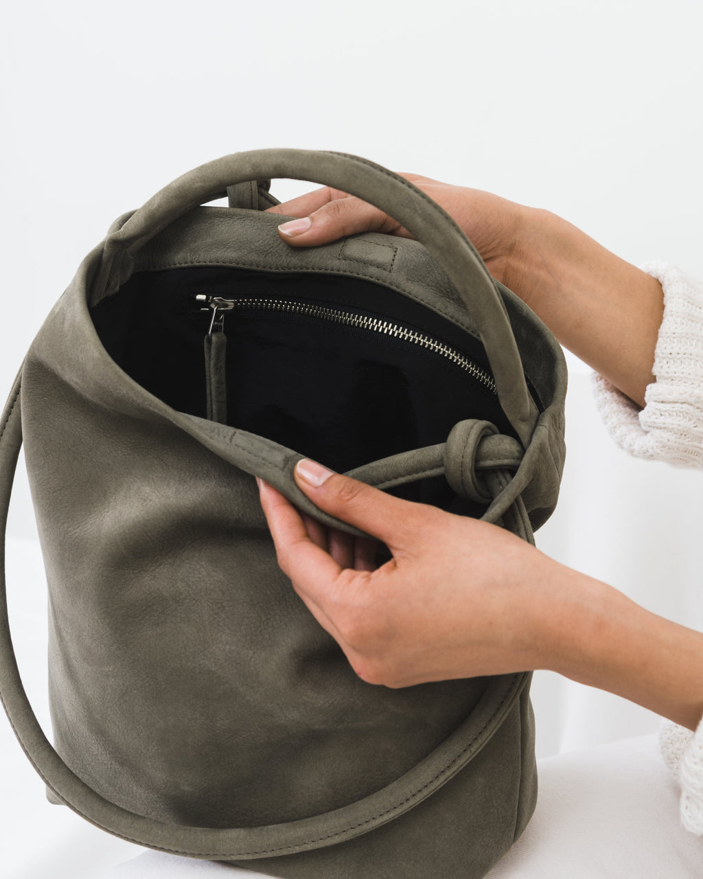Soft Purse - Taupe Nubuck