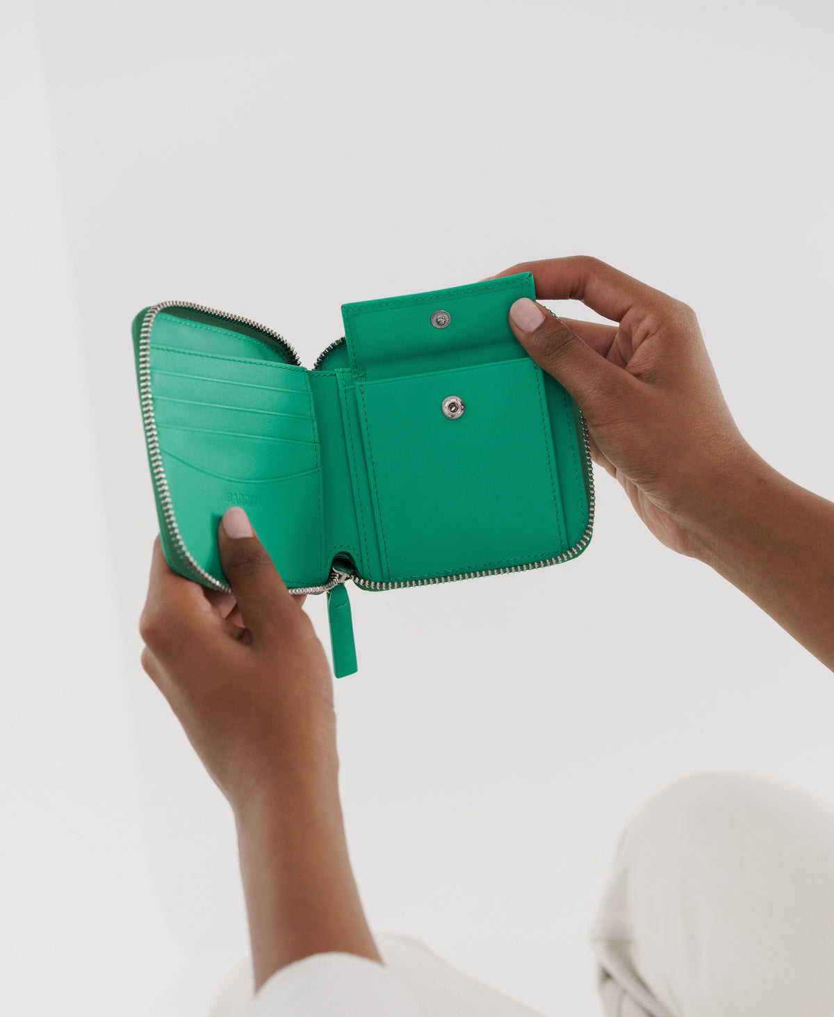 Square Wallet - Jade