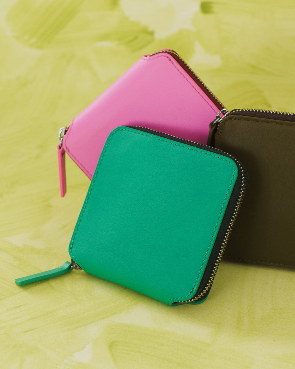 Square Wallet - Jade