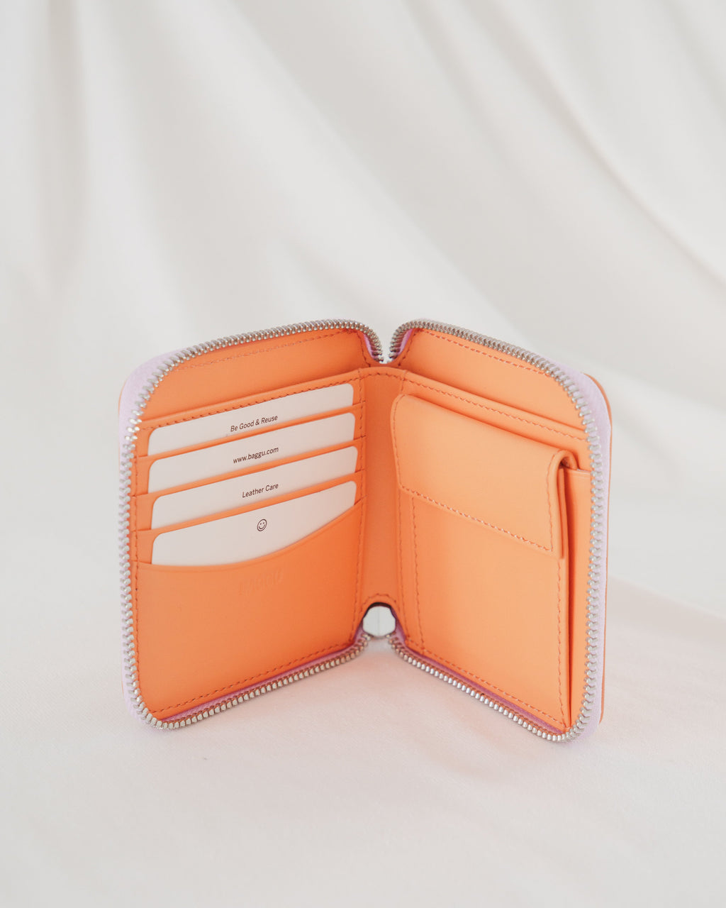 Square Wallet - Orange Sherbet