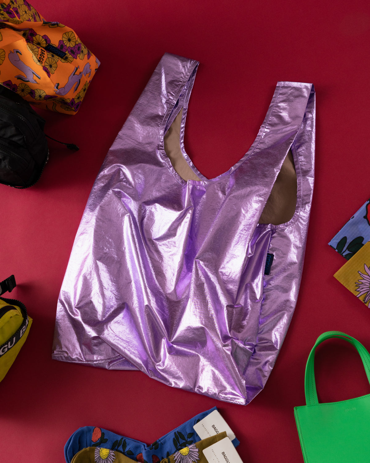 Standard Baggu - Lilac Metallic