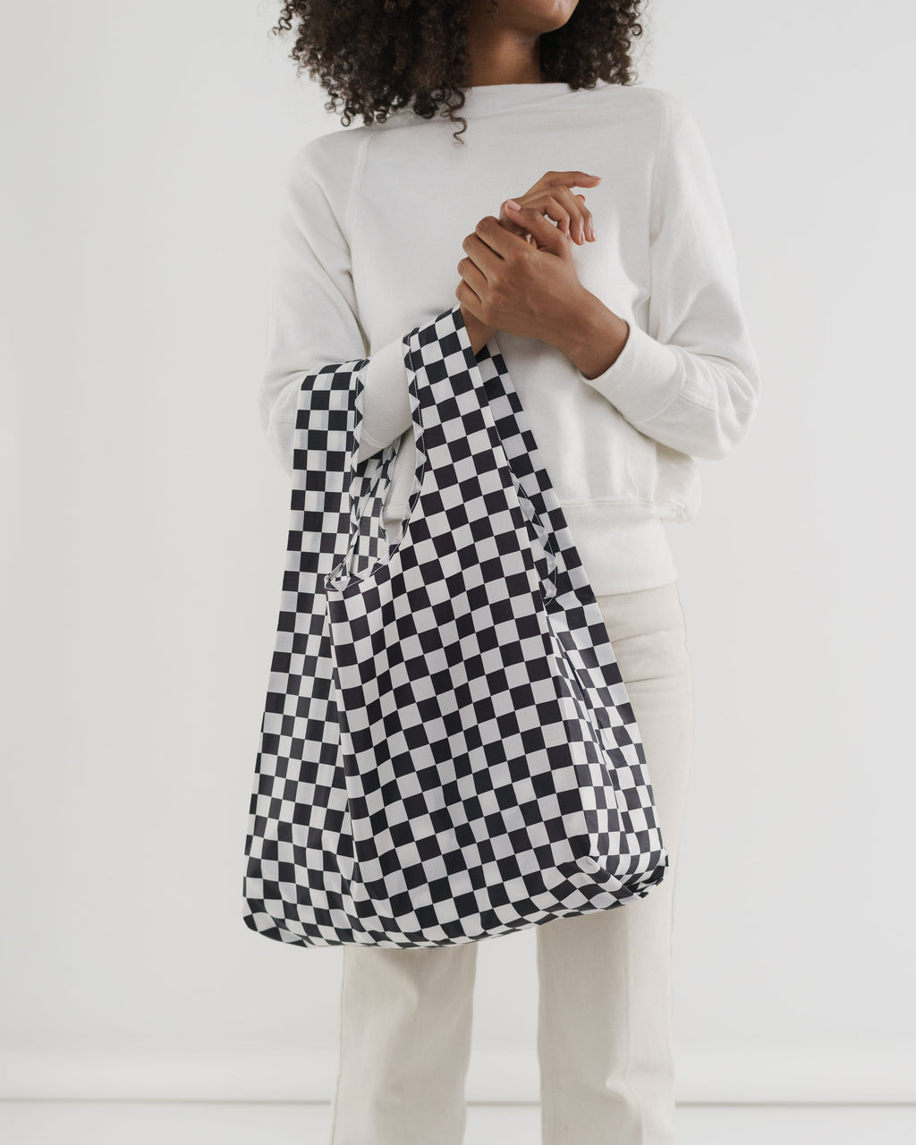 Standard Baggu - Black Checkerboard