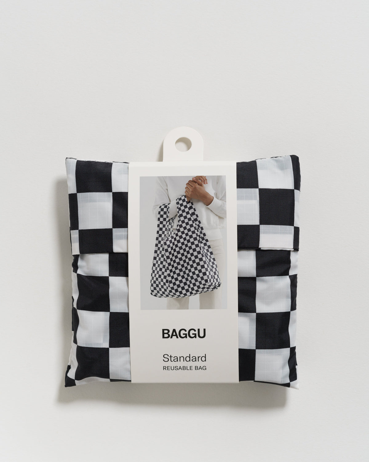 Standard Baggu - Black Checkerboard
