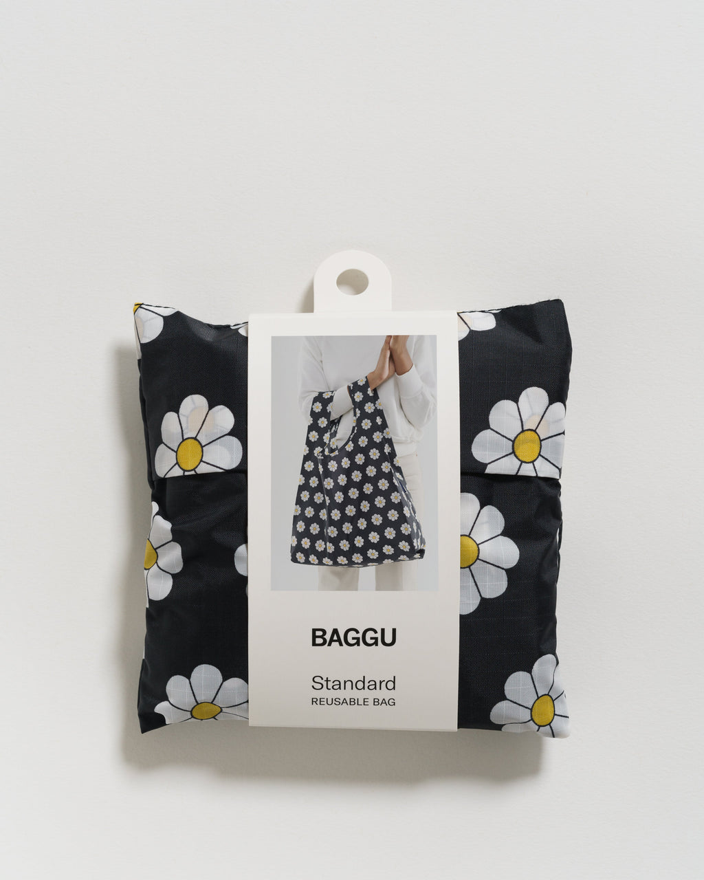 Standard Baggu - Black Daisy &nbsp;