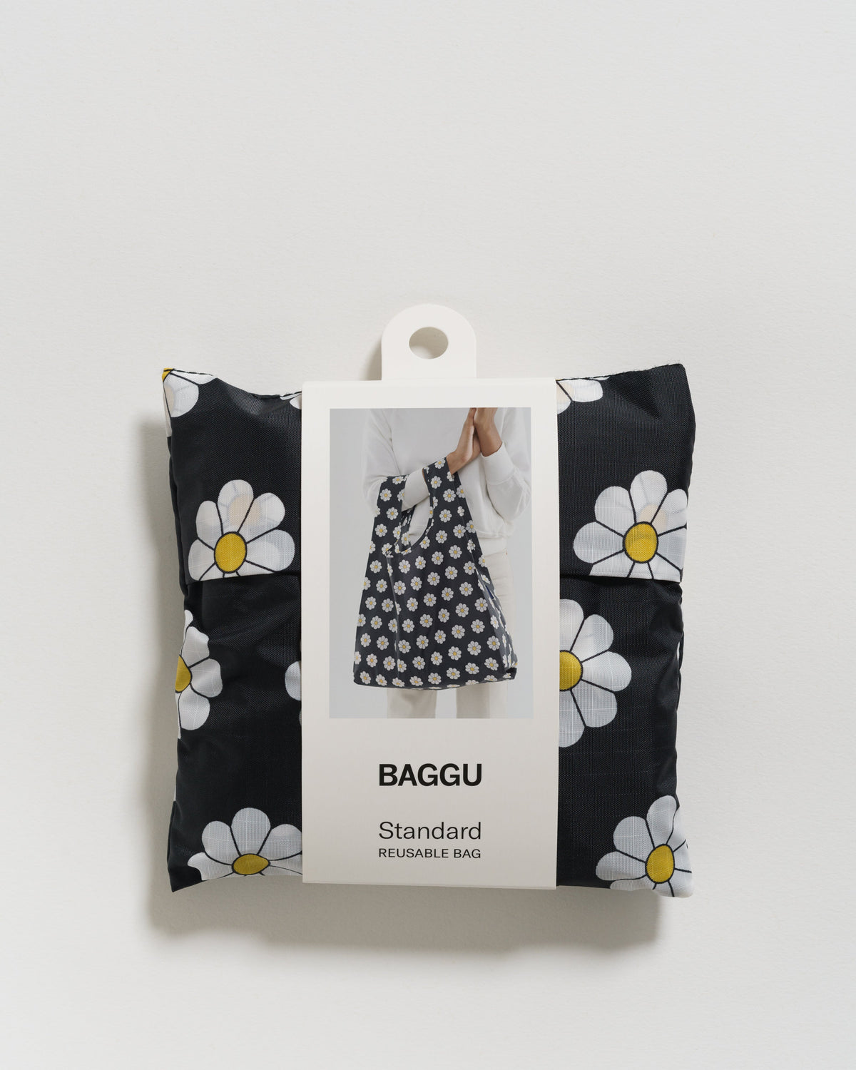 Standard Baggu - Black Daisy &nbsp;
