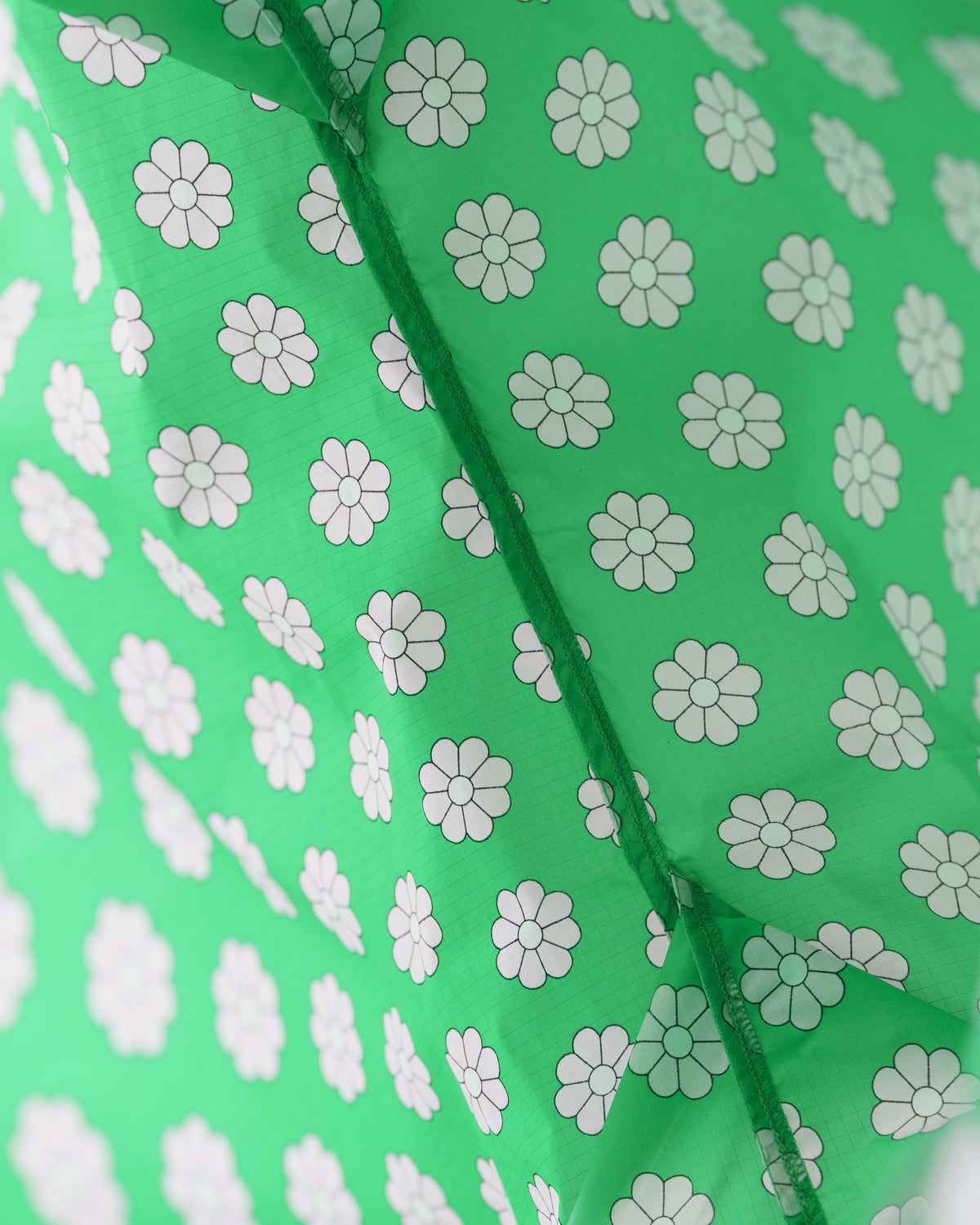 Standard Baggu - Green Daisy