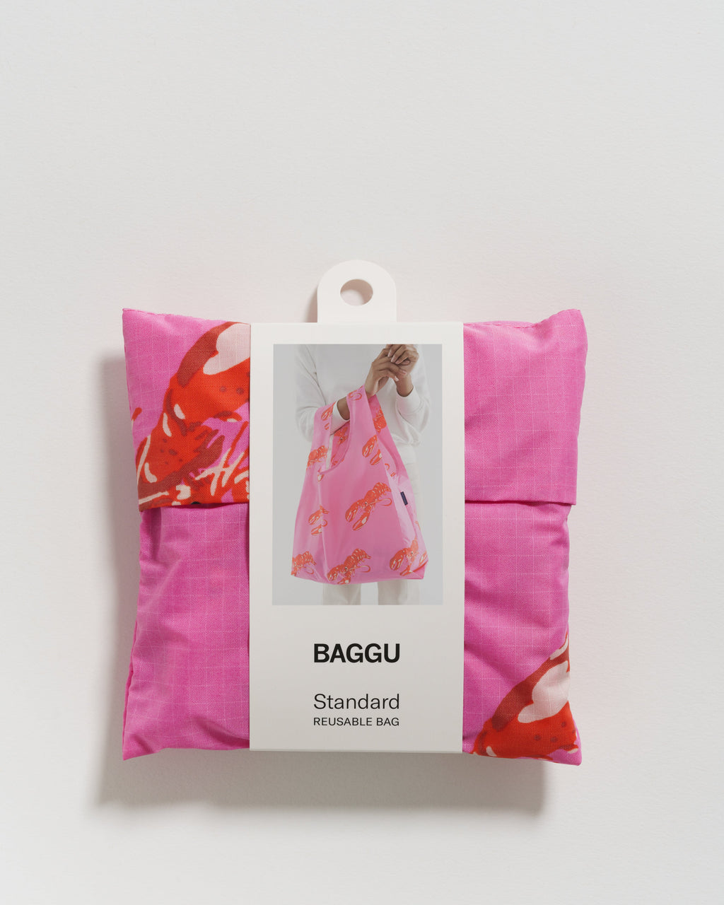 Standard Baggu - Pink Lobster &nbsp;