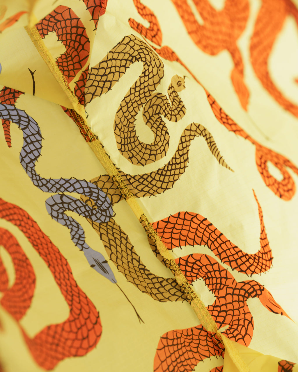 Standard Baggu - Yellow Snakes