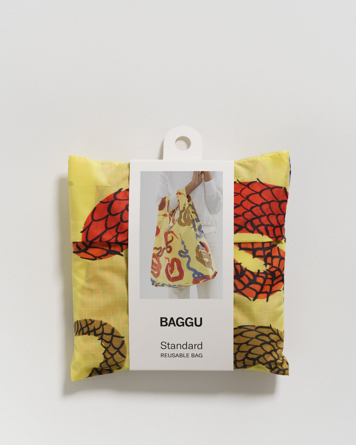 Standard Baggu - Yellow Snakes
