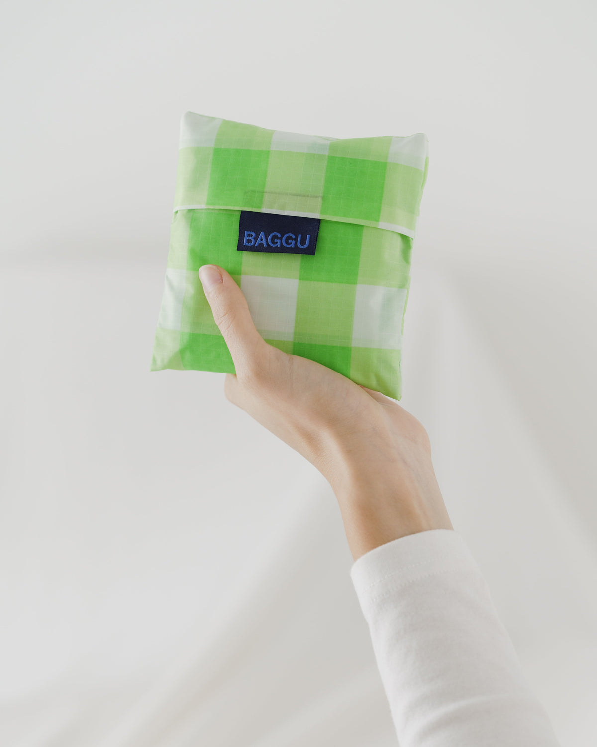 Standard Baggu - Big Check Lime
