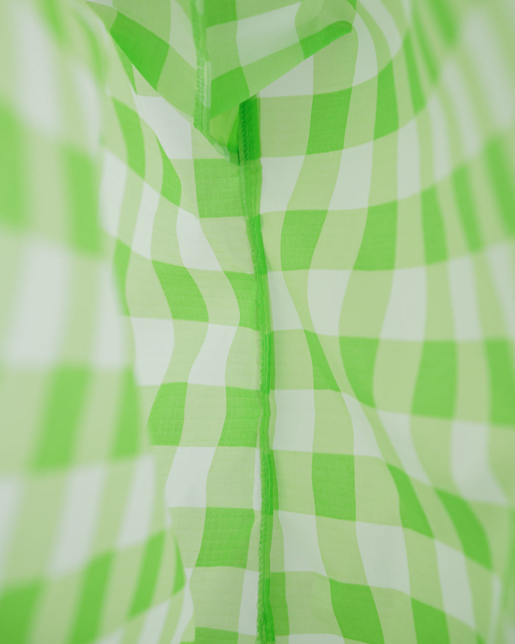 Standard Baggu - Big Check Lime