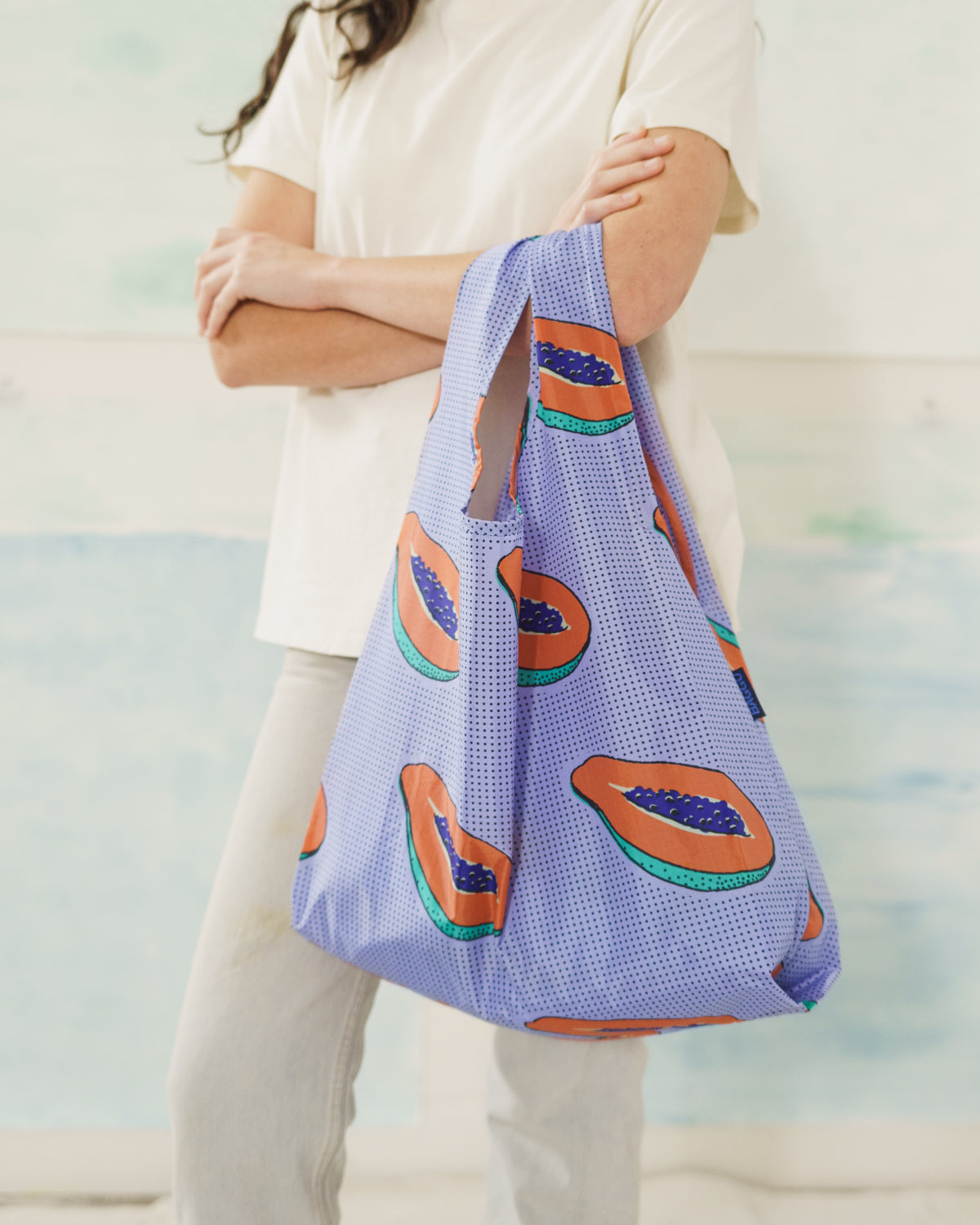 Standard Baggu - Blue Papaya