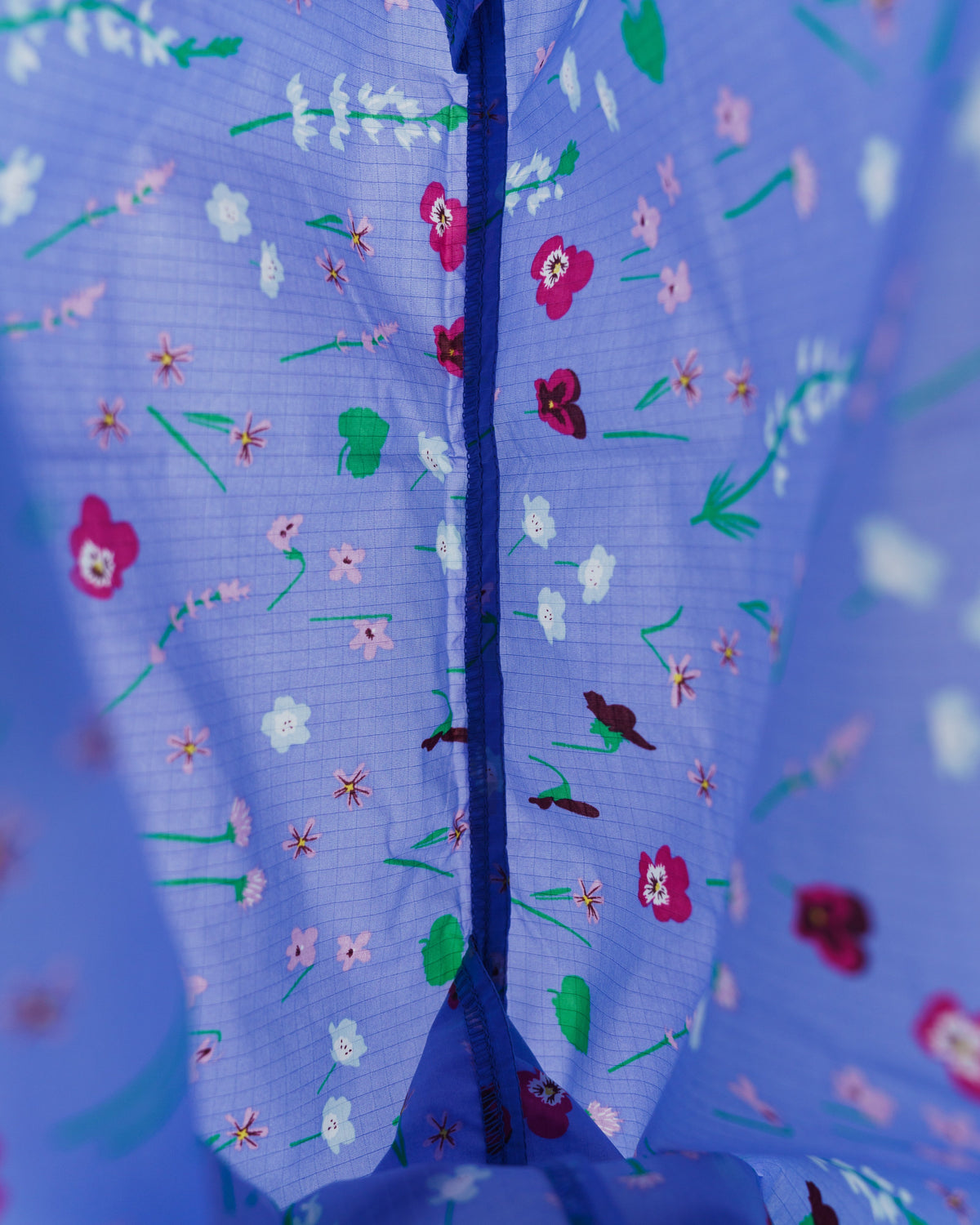 Standard Baggu - Blue Wildflowers